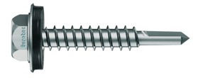 Bilde av BiGHTY-borskrue, rustfritt stål EN10088, herdet, 12mm bordybde i stål, 5,5mm