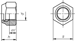 Sikringsmutter DIN985