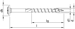 Bilde av HECO-TOPIX-Plus, rustfritt A2, flatt hode, DELgjenget, Torx, 6,0 - 8,0