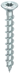Bilde fra HECO-TOPIX-plus 4,5 - beslagskrue, senkehode, HECO-Driv (HD), variabel HELgjenge, elforsinket blå