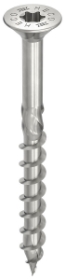 Bilde av Treskrue HECO-TOPIX-plus, rustfritt A2 , senkehode med freselommer, HECO-driv/Torx, DELgjenget, vokset - 4,0 til 8,0